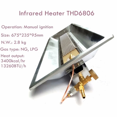 Pig Infrared Chicken Coop Heater εξοικονόμησης ενέργειας Chick Gas Brooder THD6806