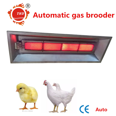 Λάμπα θερμότητας φυσικού αερίου Poultry NG LPG για νεοσσούς THD6808 Auto Ignition