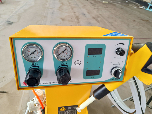 Ηλεκτροστατική μηχανή ψεκασμού σκόνης 50W εναέρια γραμμή επίστρωσης μεταφορέων