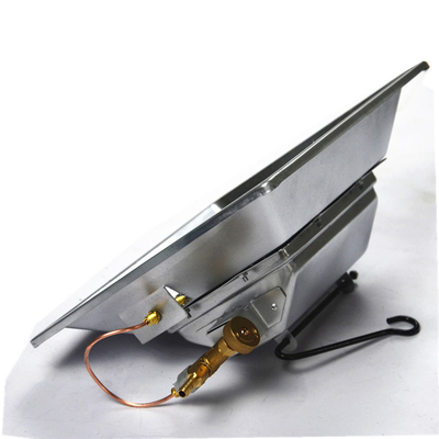 Γαλβανισμένη πλάκα Poultry Brooder Heater NG Biogas Propane Chicken Coop Heater