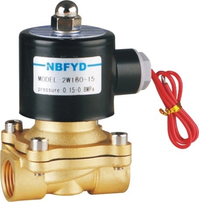 Ηλεκτρομαγνητική βαλβίδα ορείχαλκου 2W160-15 Κλείσιμο κανονικά Ηλεκτρομαγνητική βαλβίδα διπλής κατεύθυνσης