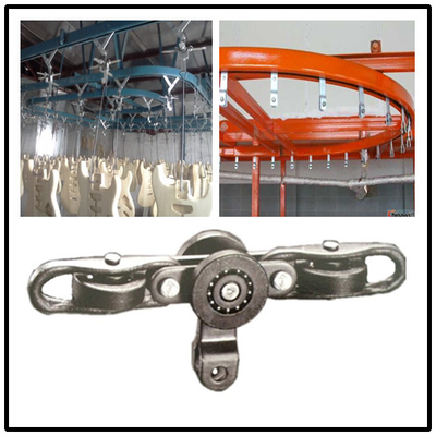 Industry Overhead Conveyor Chain 150mm For Powder Coating Line Painting